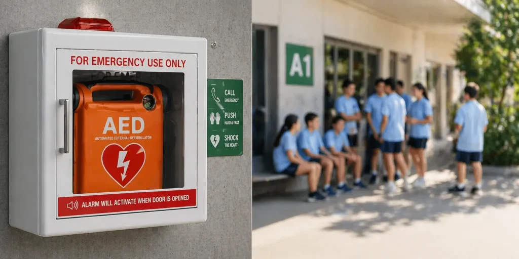 Choose the Best On-Site AED for School Safety Plans