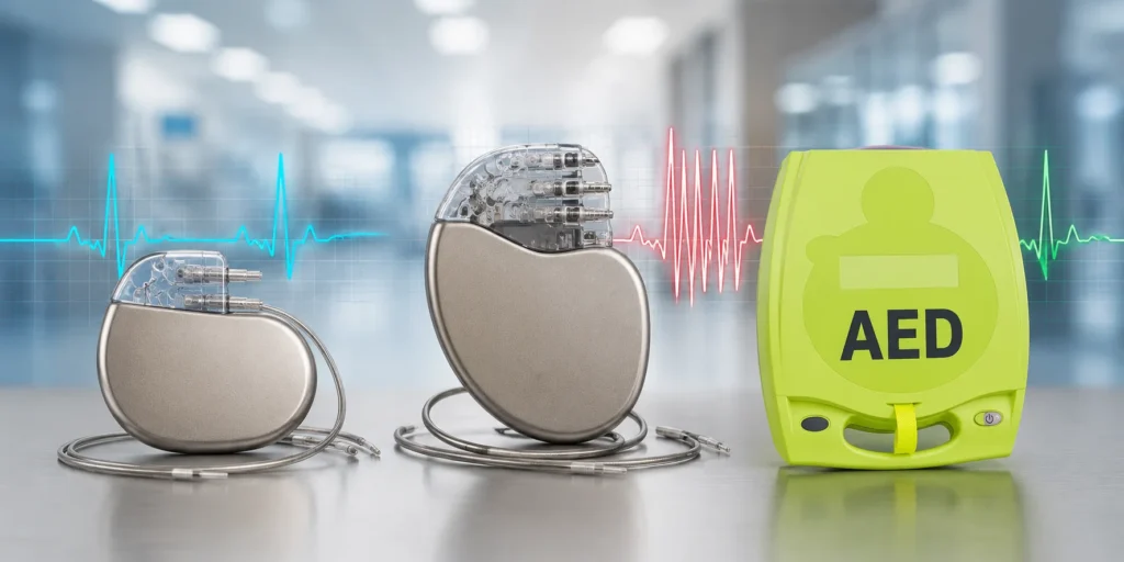 ICD Vs. Pacemaker Vs. AED Key Differences